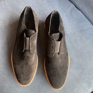 Vince Davy Oxfords | Slip-on Suede Platform | Size 8